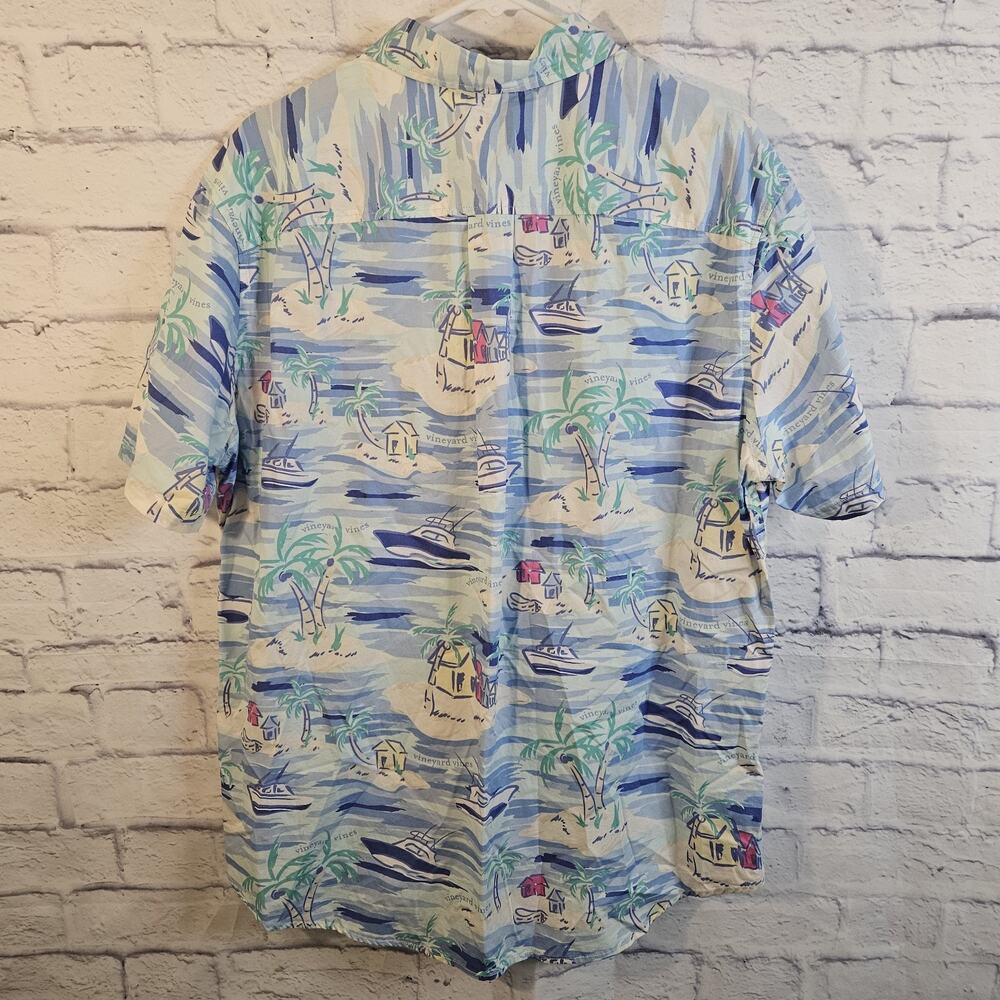 Vineyard Vines x Target Men’s XL Island Theme Button Front Shirt - Picture 4 of 6
